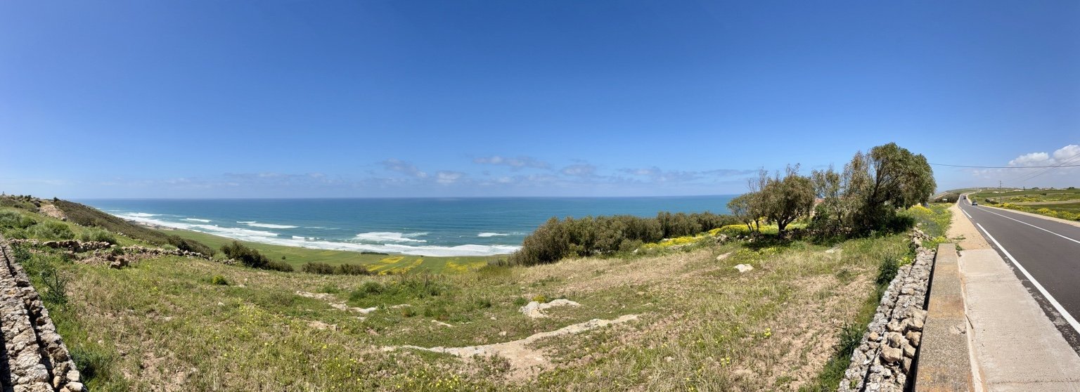 Panorama du site du Domaine et de la côte atlantique